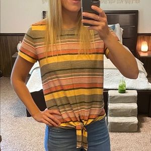 Madewell Front Tie Top